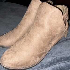 Tan Suede Ankle Boots